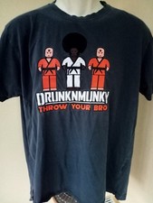 Drunkn Munky T-Shirt Tee Navy