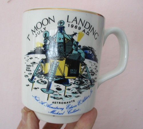 Vintage first moon landing - vintage,