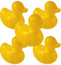100 x Yellow Plastic Ducks