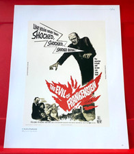 The Evil Of Frankenstein Hammer Movie/Film Poster Art PICTURE / PRINT 13" x 10"