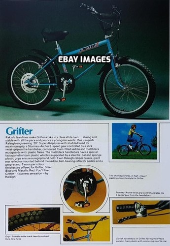 Raleigh grifter sales advert - raleigh,