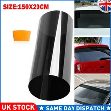 Universal Gloss Black Sun Strip Universal Car Van Windscreen Sunstrip 150Cm*20Cm