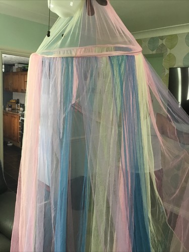 Bed canopy for girls rainbow - canopy,