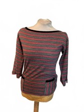 Vintage 80s new wave red black