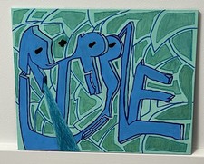 Graffiti Styled Art On Canvas