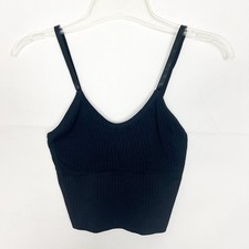 Shein Cropped Black Sleeveless