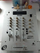 Gemini PS-626i 3-Channel DJ Stereo Mixer with LED Crossfader and Reverse