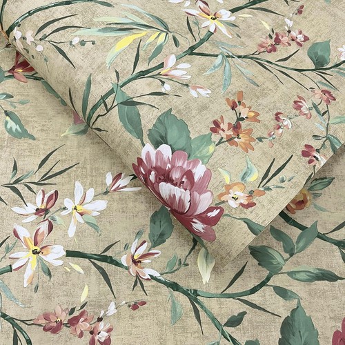 Oriental vintage flowers - vintage,