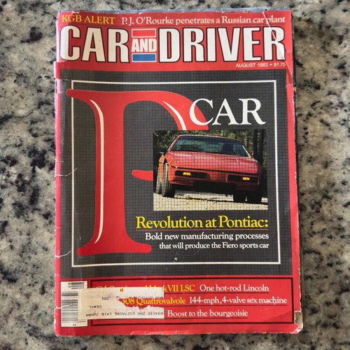 1640 car and driver august - car,