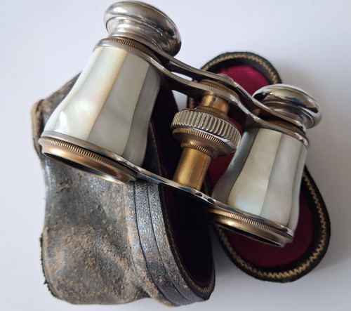 Antique opera glasses with