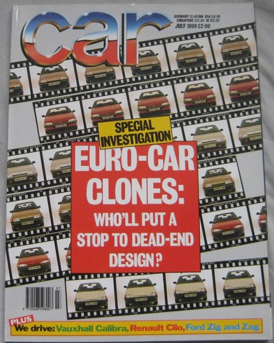 Car july 1990 featuring - car,