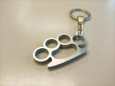 Brass Knuckles Aluminum Horseshoe Pendant Keychain Punch Pull