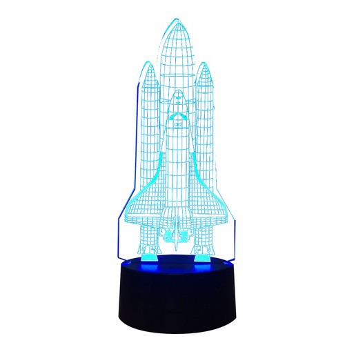 Space rocket night light - rocket,