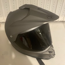 Shoei Hornet DS Grey Adventure Helmet – Medium Size – with bag and spare visor