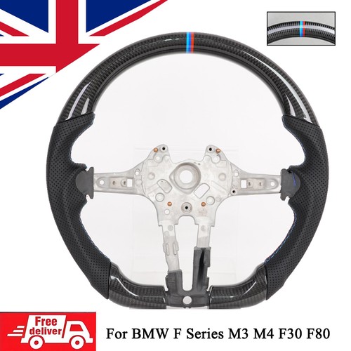 Carbon fiber flat steering - carbon,