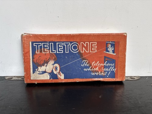 Vintage telephone toy game - telephone,
