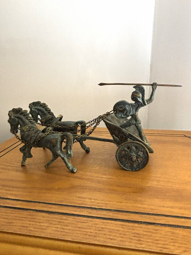 Metal chariot warrior - metal,