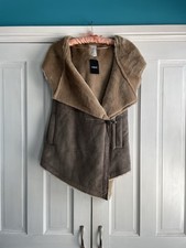 Next Faux Suede Gilet Size 12