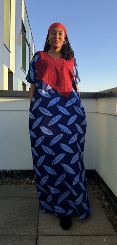 Ankara print bubu gown african - gown,