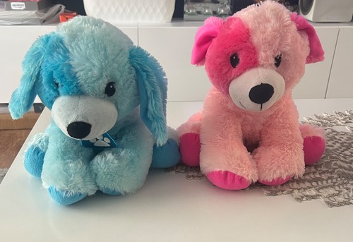 Set cute plush puppies - cute,