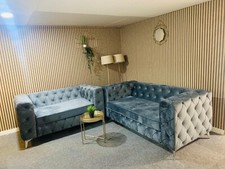 Rayyan Velvet Chesterfield