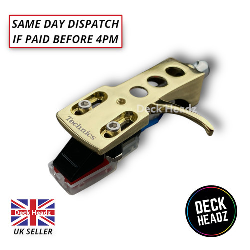 Gold headshell moving - w/,