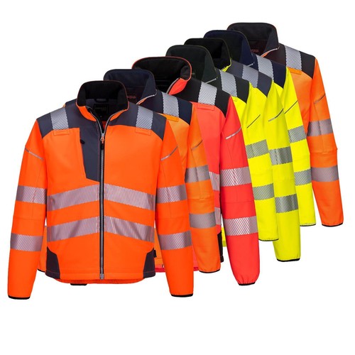 Portwest pw3 vis softshell - hi-vis,