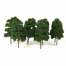 10x Model Trees HO Scale Train Layout Garden Scenery Wargame Diorama 12.5cm