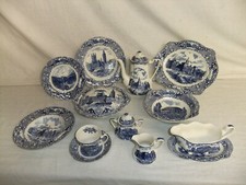 Johnson Brothers - Old London - blue Victorian style pottery tableware - 9A3B #