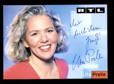 Ute Prelle RTL autograph card