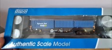 Dapol 00 Gauge Telescopic Hood Wagon Tiphook Rail Blue 4f 039 007