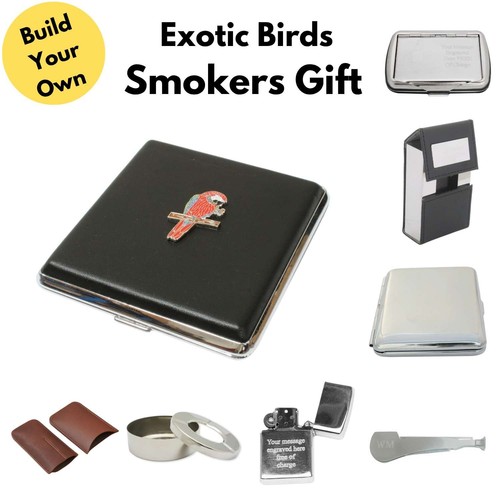 Exotic birds smoking cigarette - exotic,
