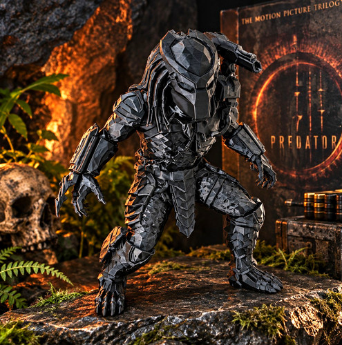 Predator action figure black - predator,