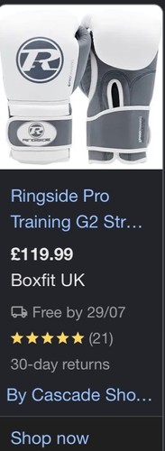 Boxing gloves 10oz ringside - 10oz,