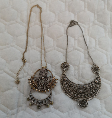 Two ethnic style necklaces