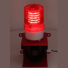 Industrial Siren Alarm Outdoor 115dB Sound Light Horn Waterproof Emergency
