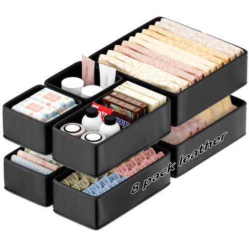 Vegan leather drawer - leather,