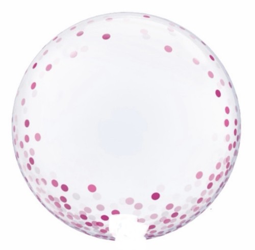 Qualatex inch pink - 24, confetti