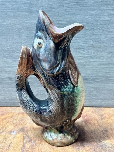 Antique gurgling glug majolica - antique,