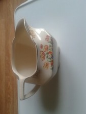 Vintage John Maddock & Sons Ivory ware art deco jug. CHIP. (B2)