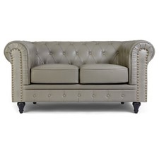 Chesterfield Sofa Suite Grey