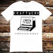 Kraftwerk Promo Release Computer World Vinyl Label T Shirt 6062