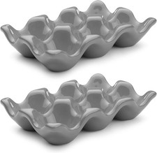 Modern 2-Pack Ceramic Egg