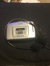 Vintage collectible alba cassette player /radio personal stereo CPR816 working.