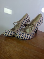 Ruby Shoo Polka Dot T-Bar Mary