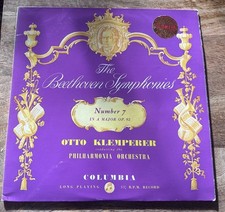SAX 2415 - BEETHOVEN 1st B/S Symphony no 7 KLEMPERER Phil Orch.  LP EX