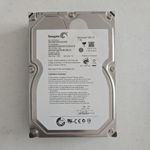 Seagate barracuda 7200 1tb - barracuda, 7200.12