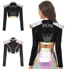 Women Coat Rave Jacket Sequin
