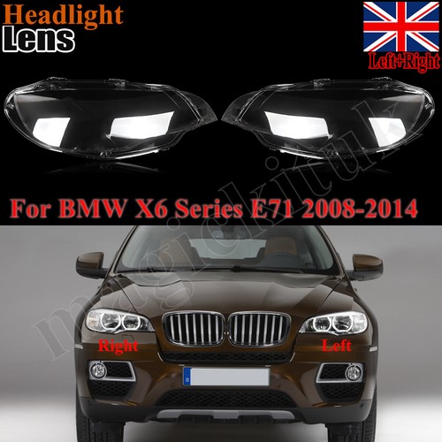Headlight lens cover - lh+rh, pc