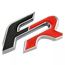 1 X FR Black / Red 3D Metal